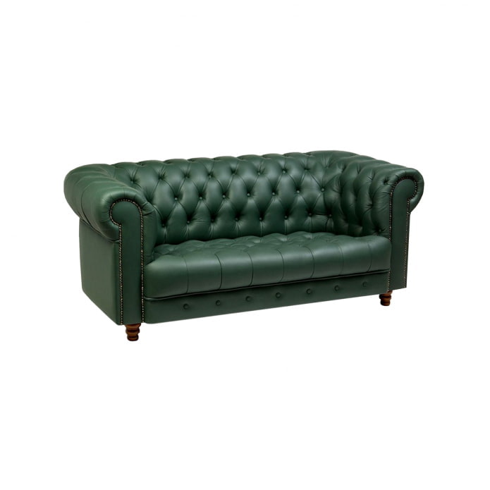 ghế sofa màu xanh lá cây chester