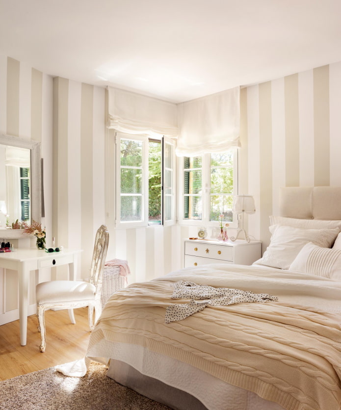 beyaz yatak odası mobilyaları