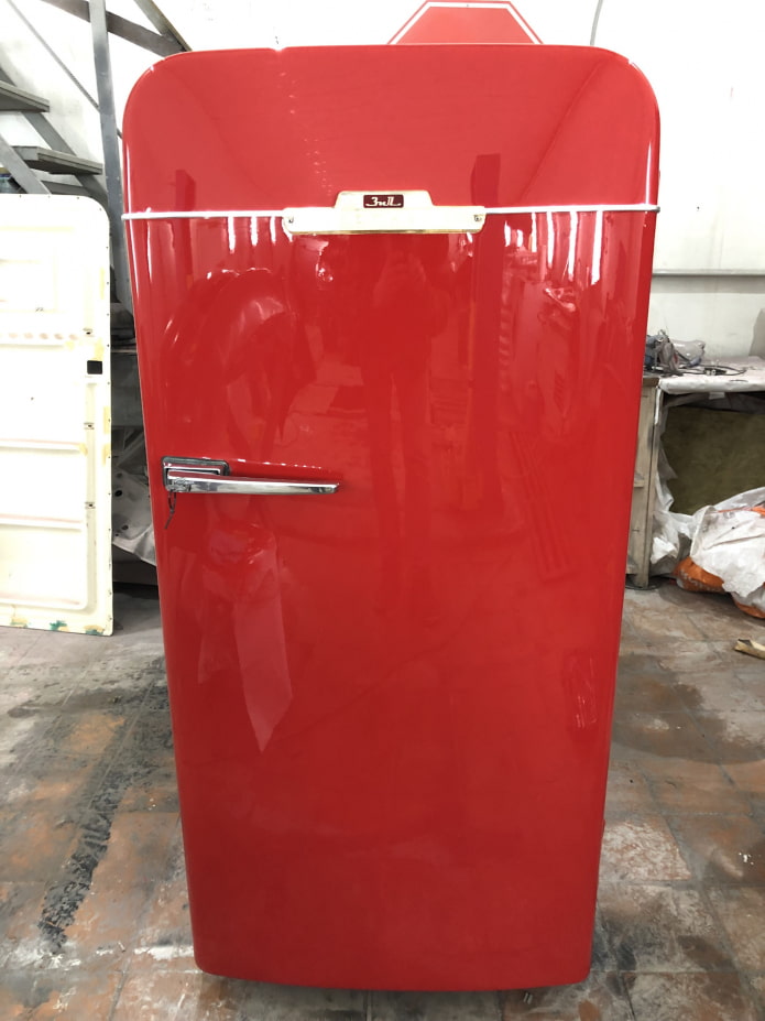 rød køleskab zil