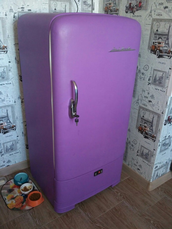 réfrigérateur lilas