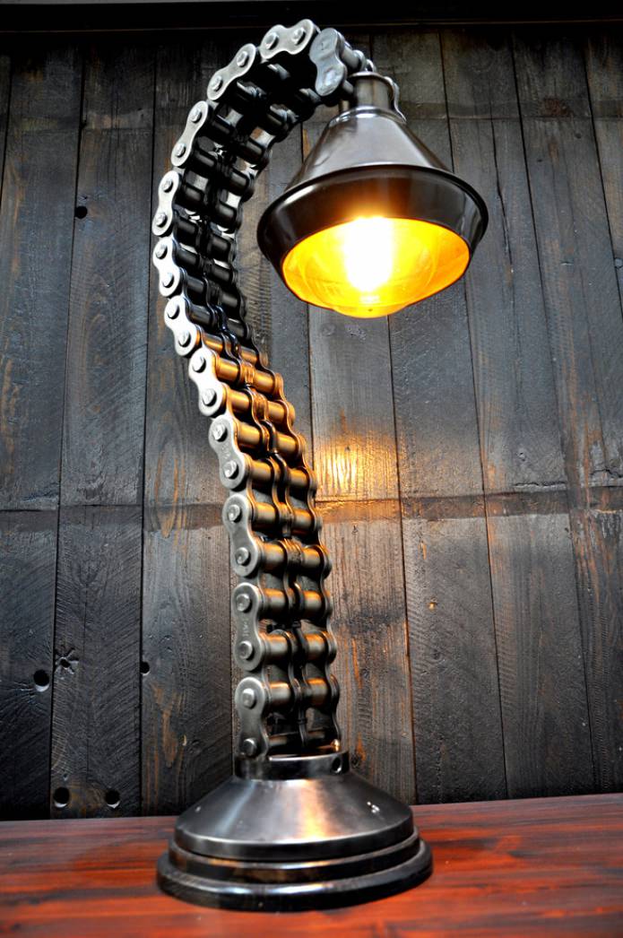 lampe de table de style loft