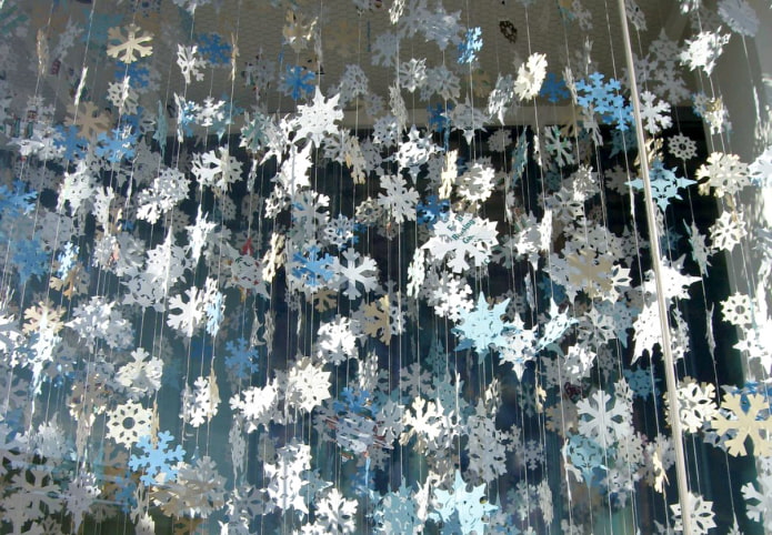 Sněhová vločka dekorace