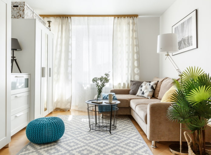 Úložný prostor v obývacím pokoji