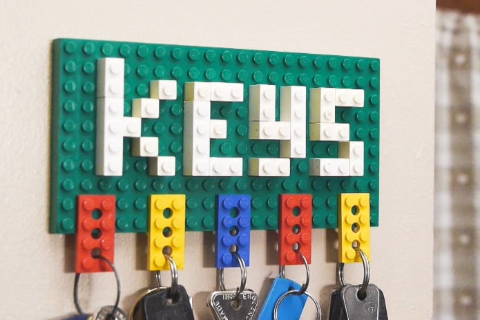Lego sleutelhouder