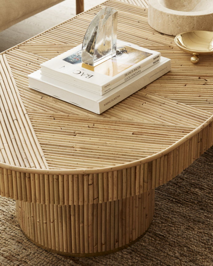 table en bambou