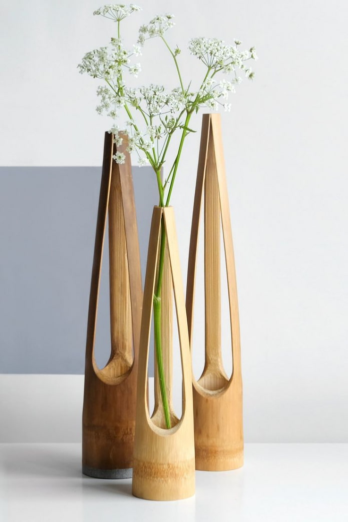 bambusové vázy