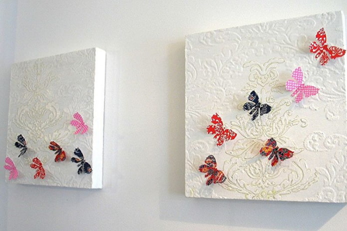 vlinders gemaakt van stof