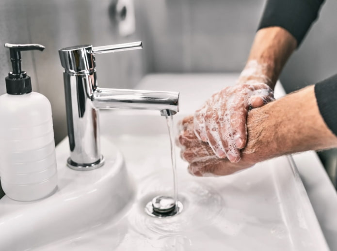 rentar les mans
