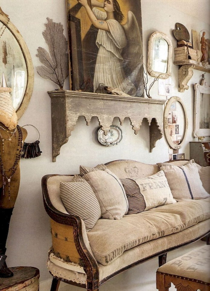 vintage καναπές