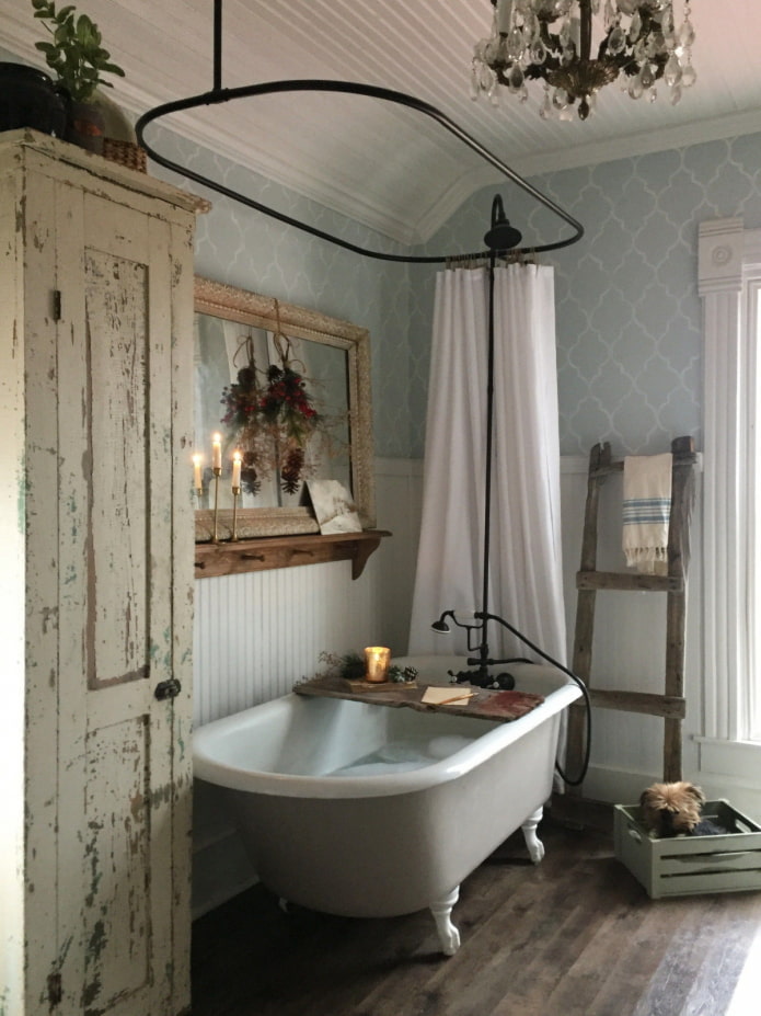 vintage kylpyhuone