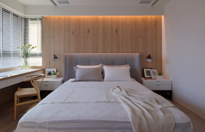 интериор на спалня в стил япония