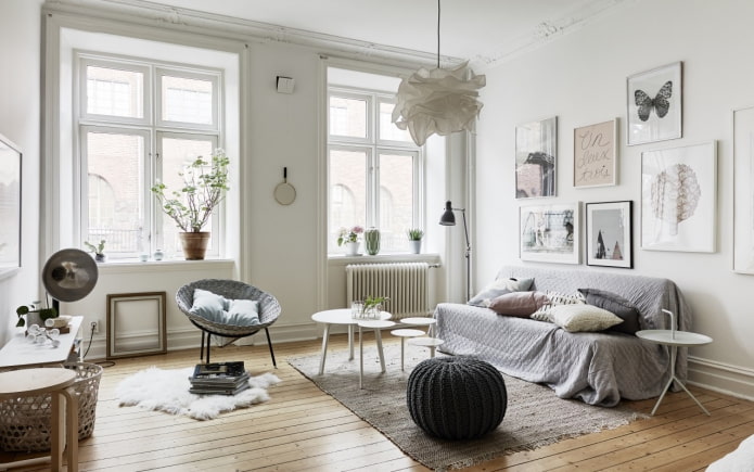 Skandinavisk stil i interiøret