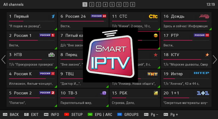 ứng dụng iptv cho android tv