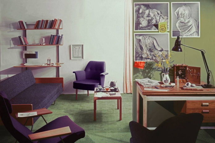 nội thất cổ điển thập niên 40