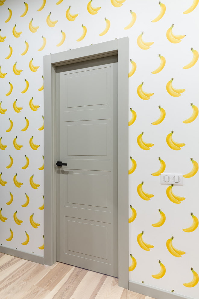 Kertas dinding dengan pisang