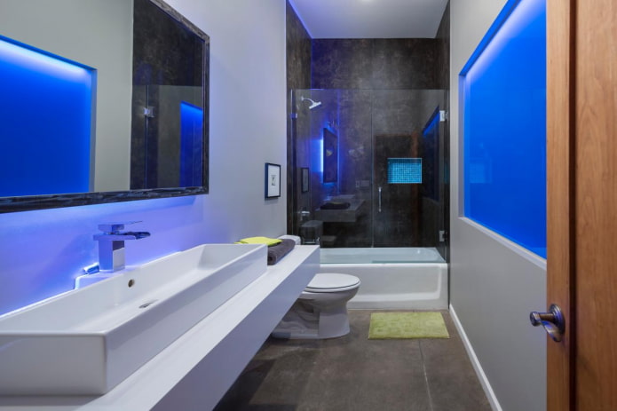 aukštųjų technologijų vonios kambarys