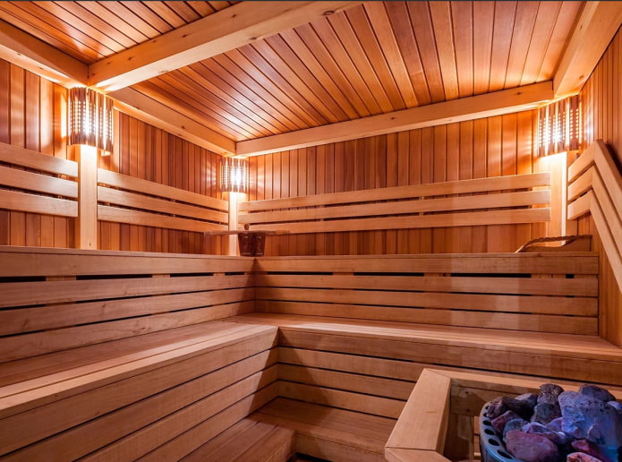 taulell de decoració de sauna