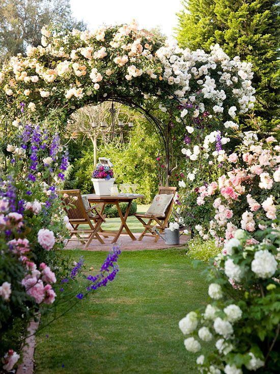Κήπος με τριαντάφυλλα