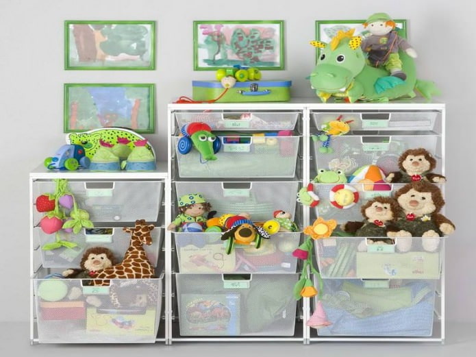 organizery do przechowywania zabawek w przedszkolu