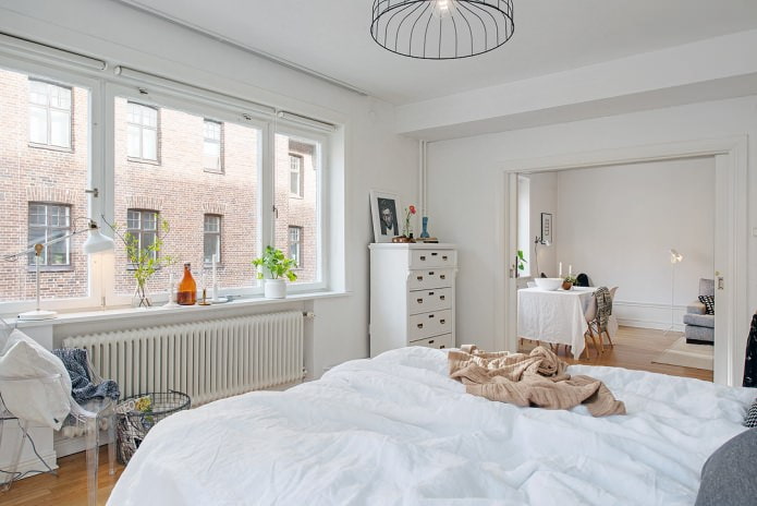 interior design svedese della camera da letto