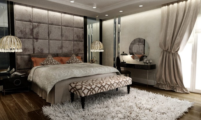 art deco yatak odası tasarımı
