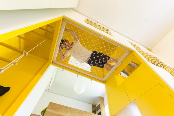 asilo nido nella progettazione di un trilocale di 80 mq. m.