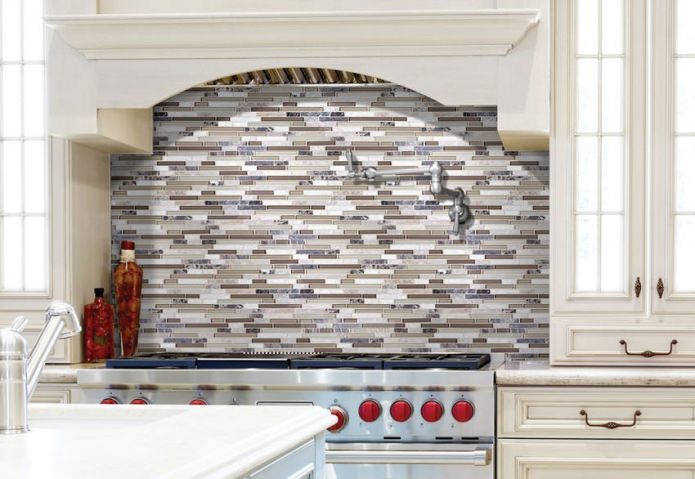 bucătărie cu mozaicuri
