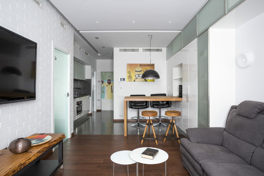 Conception d'un appartement de deux pièces 43 m². m.
