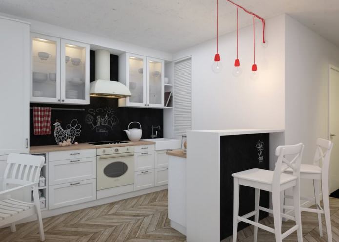 cuisine en appartement design 65 m². m.