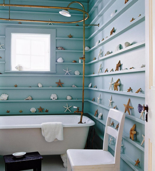 badkamer in nautische stijl