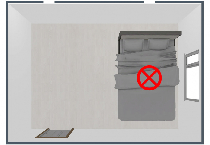 bagaimana tidak meletakkan katil