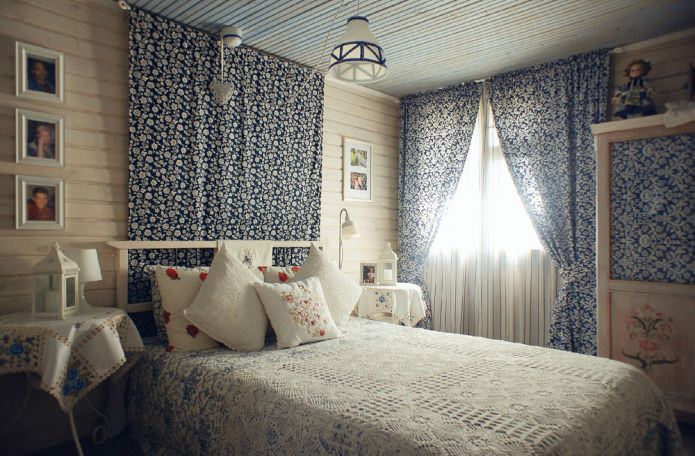 Rustikt soveværelse
