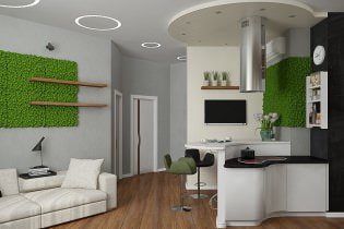Progetto di interior design di un appartamento con un layout non standard