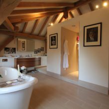 חדר אמבטיה בסגנון כפרי: תכונות, תמונה -2