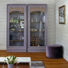 Lavendel interieur: combinatie, stijlkeuze, decoratie, meubels, gordijnen en accessoires-0