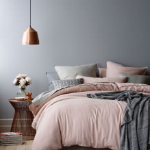 Dekoracja wnętrza sypialni w pastelowych kolorach-6