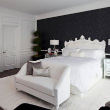 Yatak odası için duvar kağıdı seçimi: tasarım, fotoğraf, kombinasyon seçenekleri-6