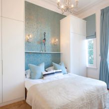 De keuze van behang voor de slaapkamer: ontwerp, foto, combinatie-opties-9