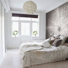 De keuze van behang voor de slaapkamer: ontwerp, foto, combinatie-opties-4
