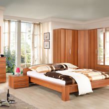 Szafa narożna w sypialni: rodzaje, zawartość, rozmiary, design-4