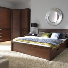 Dulap de colț în dormitor: tipuri, conținut, dimensiuni, design-9