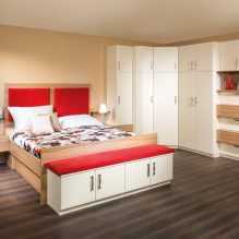 Dulap de colț în dormitor: tipuri, conținut, dimensiuni, design-12