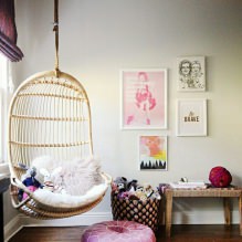 Swing în apartament: vedere, alegerea locației de instalare, cele mai bune fotografii și idei pentru interior-14