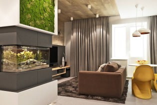 3 istabu dzīvokļa dizaina projekts mūsdienīgā stilā