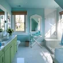 Warna Tiffany di pedalaman: warna turquoise yang bergaya di rumah anda-4