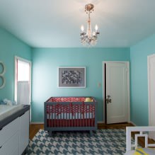 Warna Tiffany di pedalaman: warna turquoise yang bergaya di rumah anda-5
