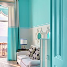 Tiffany spalva interjere: stilingas turkio atspalvis jūsų namuose-7