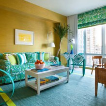 Tiffany spalva interjere: stilingas turkio atspalvis jūsų namuose-0