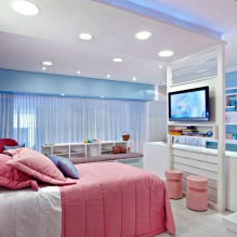 Design dormitor pentru o fată: fotografie, caracteristici de design-8