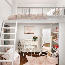 Design dormitor pentru o fată: fotografii, caracteristici de design-10